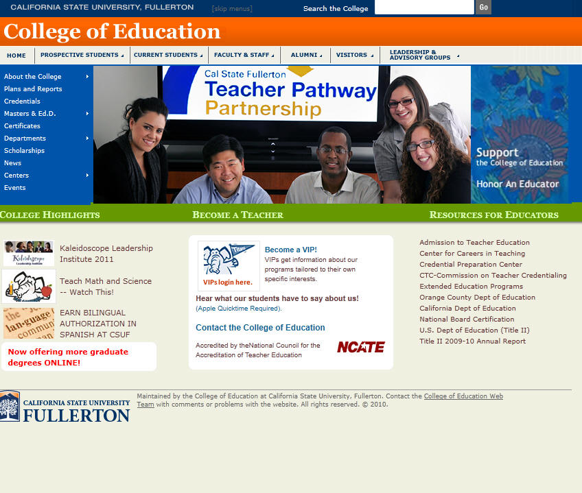 California State University Fullerton College of Education