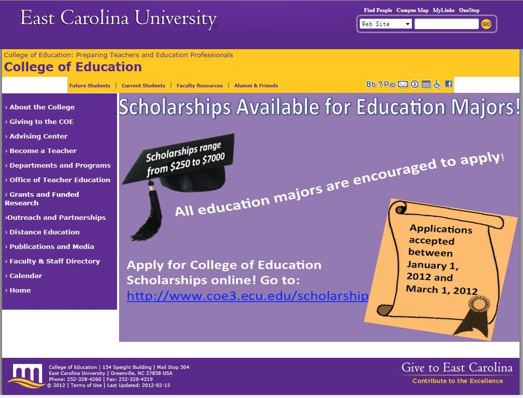 East Carolina University College of Education