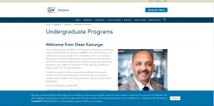 George Washington University Undergraduate Business