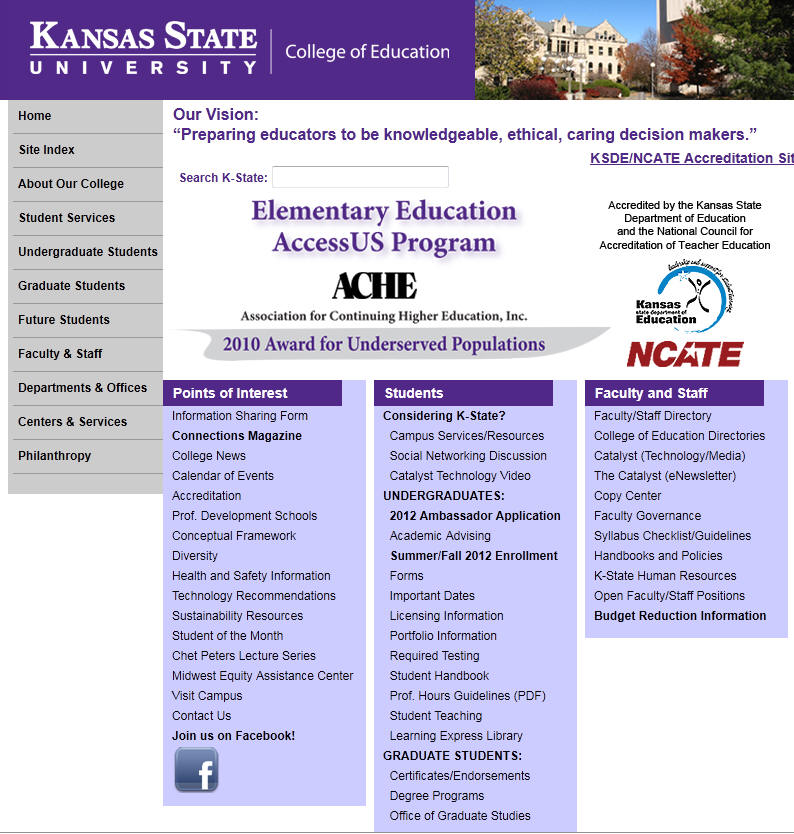 Kansas State University College of Education