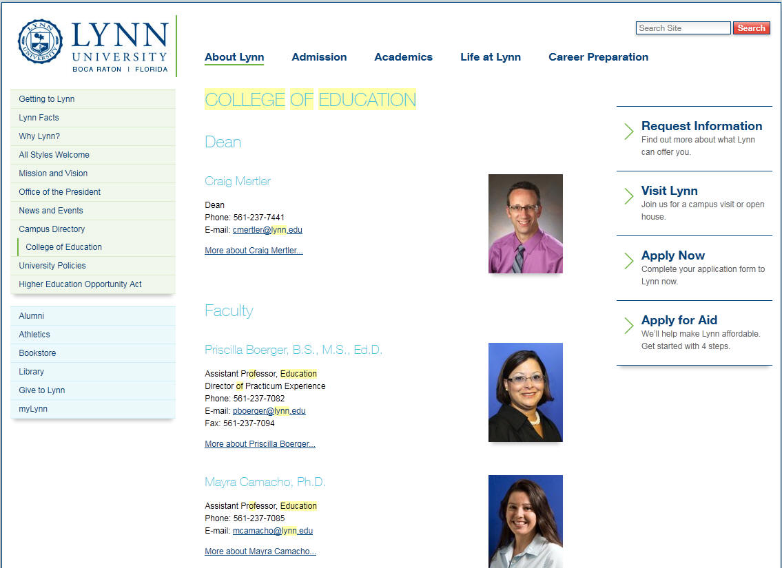 Lynn University College of Education