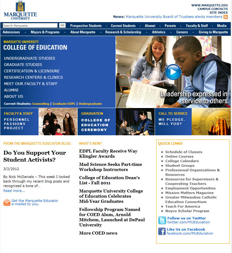 Marquette University College of Education