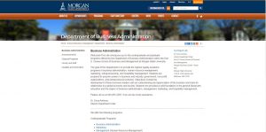 Morgan State University Undergraduate Business