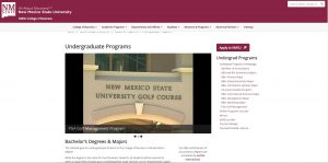 New Mexico State University Undergraduate Business