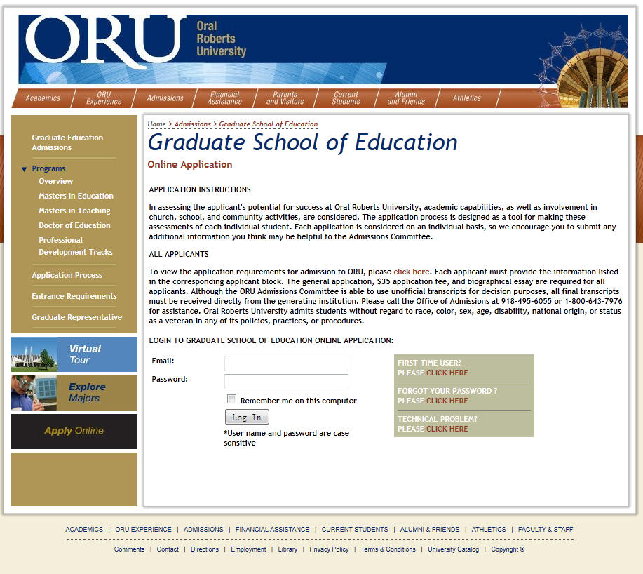 Oral Roberts University College of Education