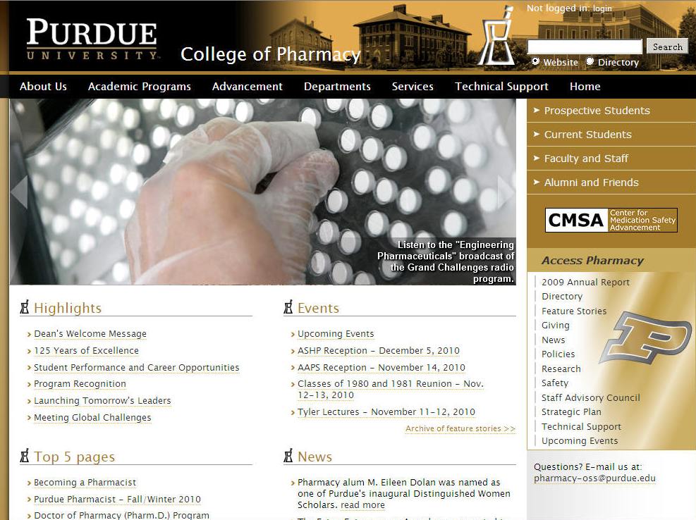 Purdue University-West Lafayette College of Pharmacy