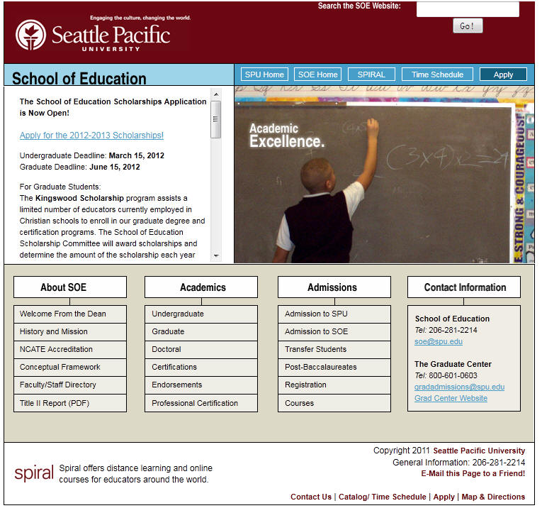 Seattle Pacific University School of Education