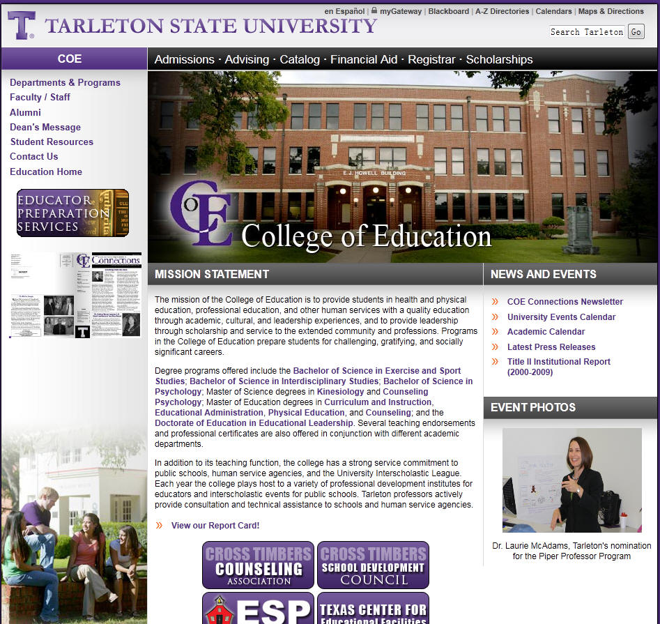 Tarleton State University College of Education