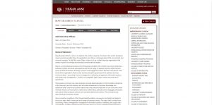 Texas A&M University-College Station Undergraduate Business