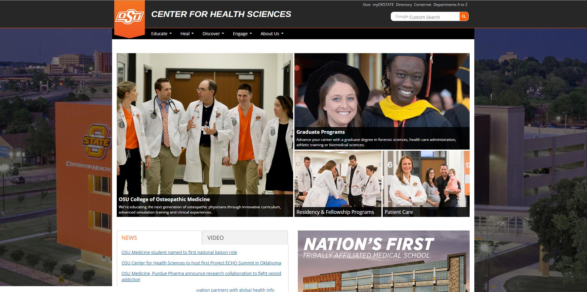 The Center for Health Sciences at Oklahoma State University