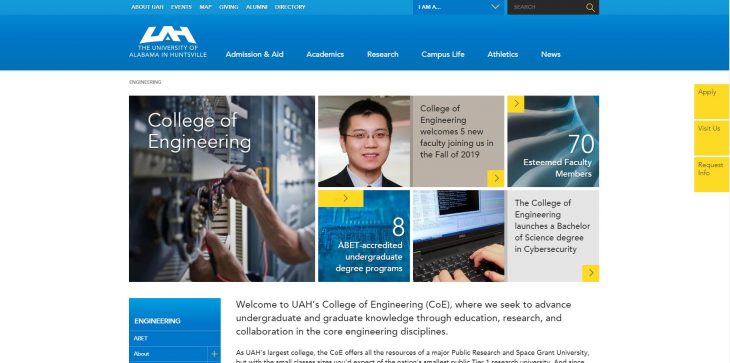 The College of Engineering at University of Alabama--Huntsville