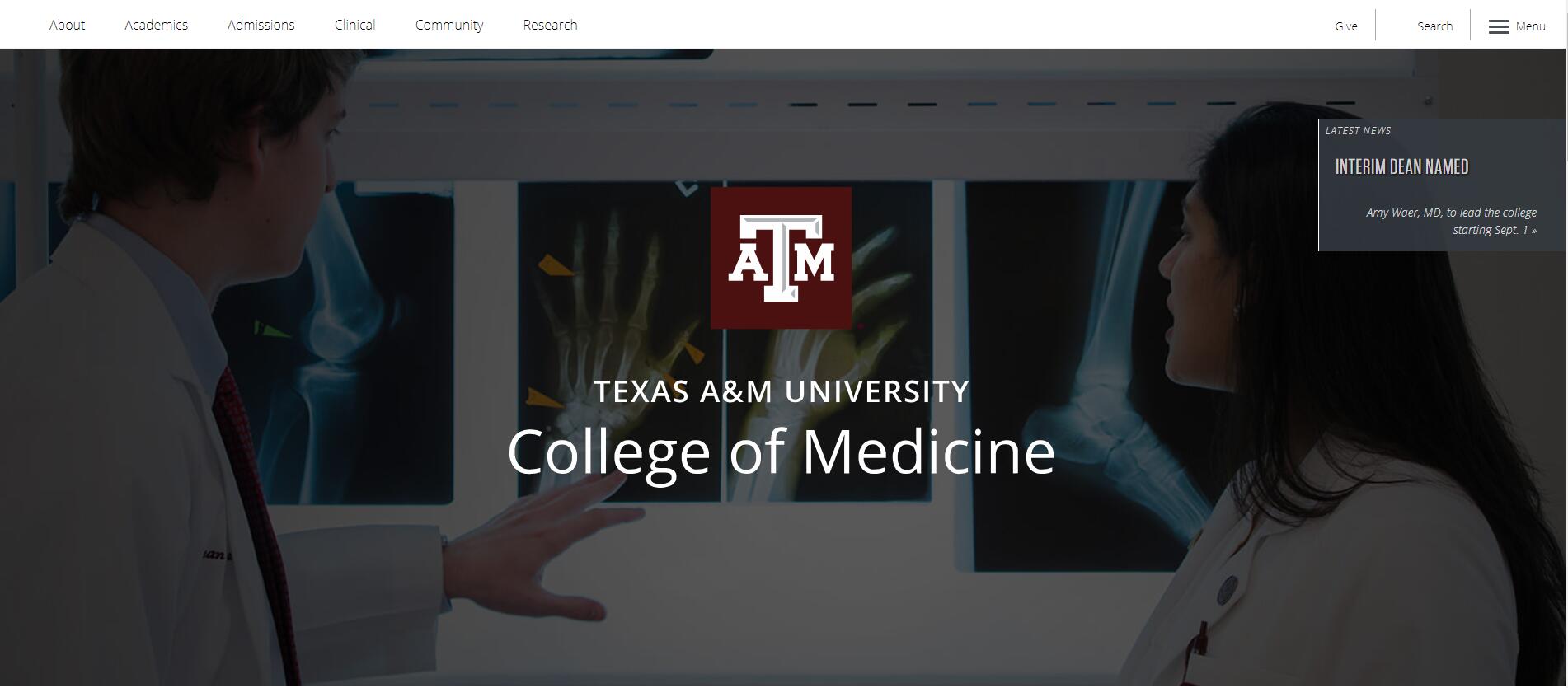 The College of Medicine at Texas A&M Health Science Center