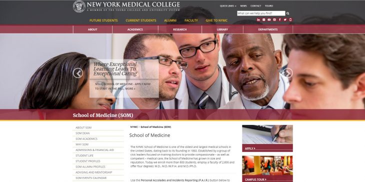 The School of Medicine at New York Medical College Admissions ...