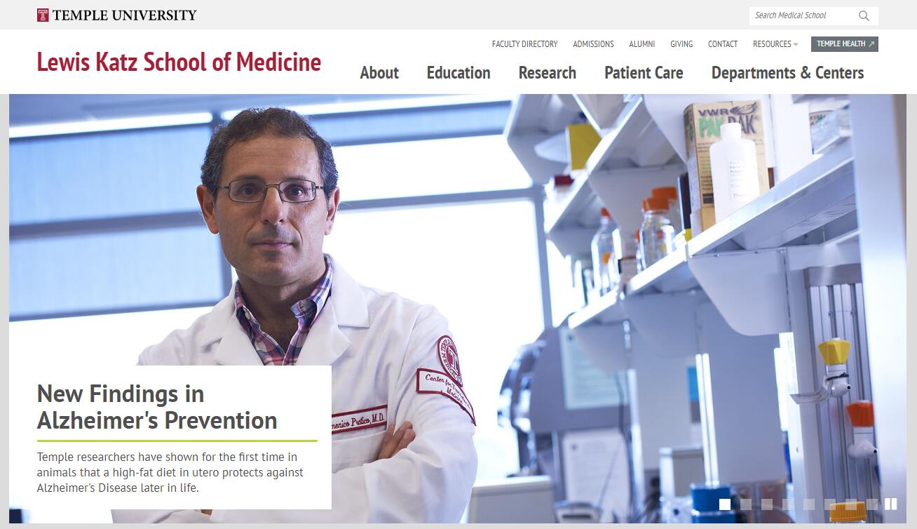 The School of Medicine at Temple University