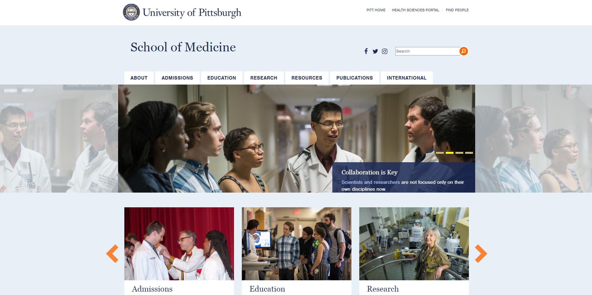 The School of Medicine at University of Pittsburgh