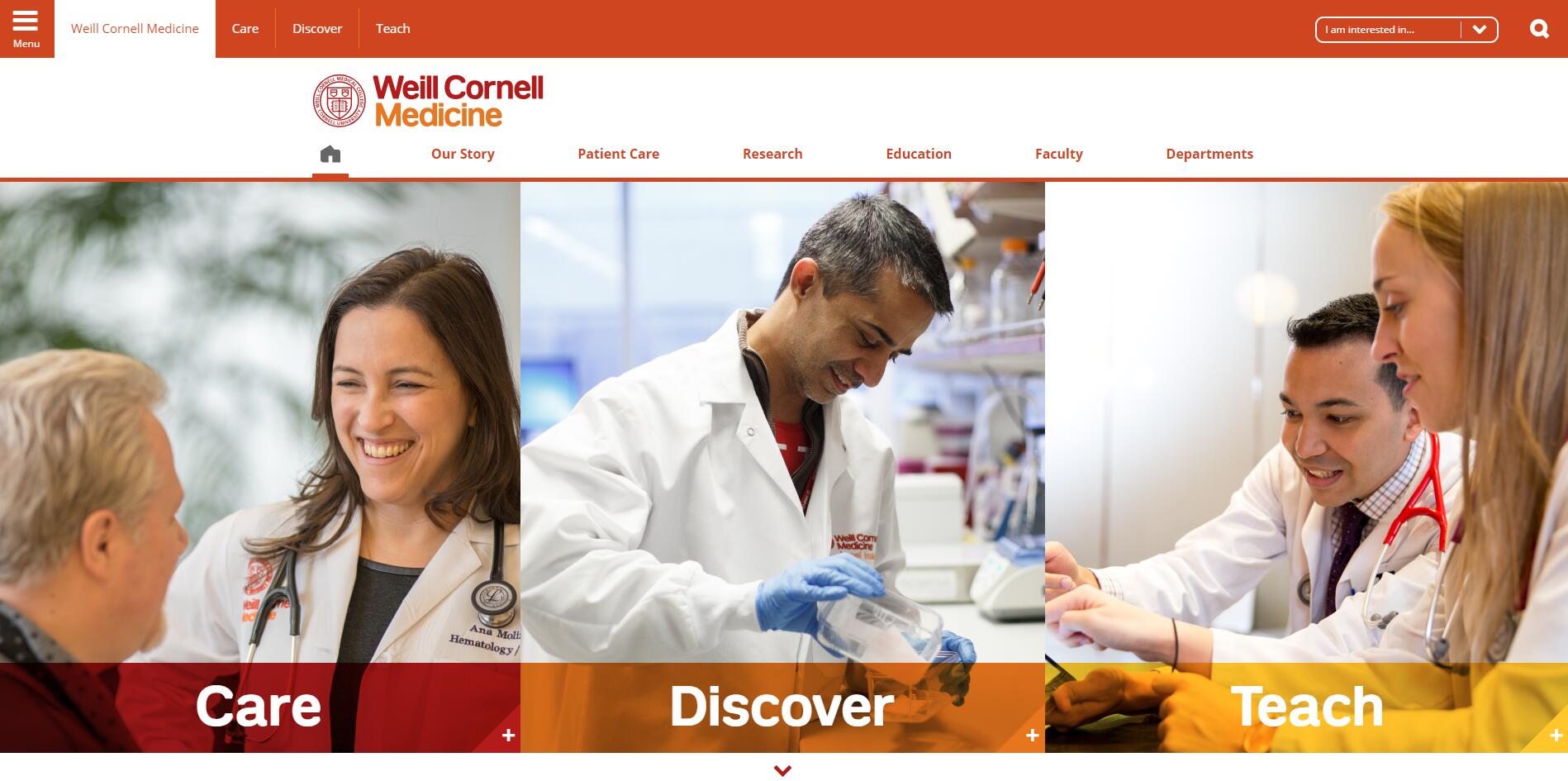 The Weill Cornell Medical College at Cornell University