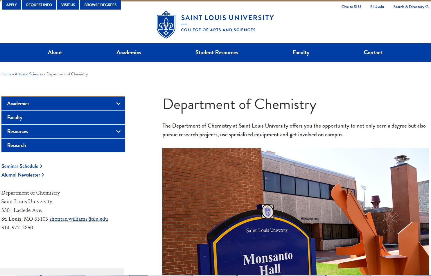 Top 150 Chemistry Schools