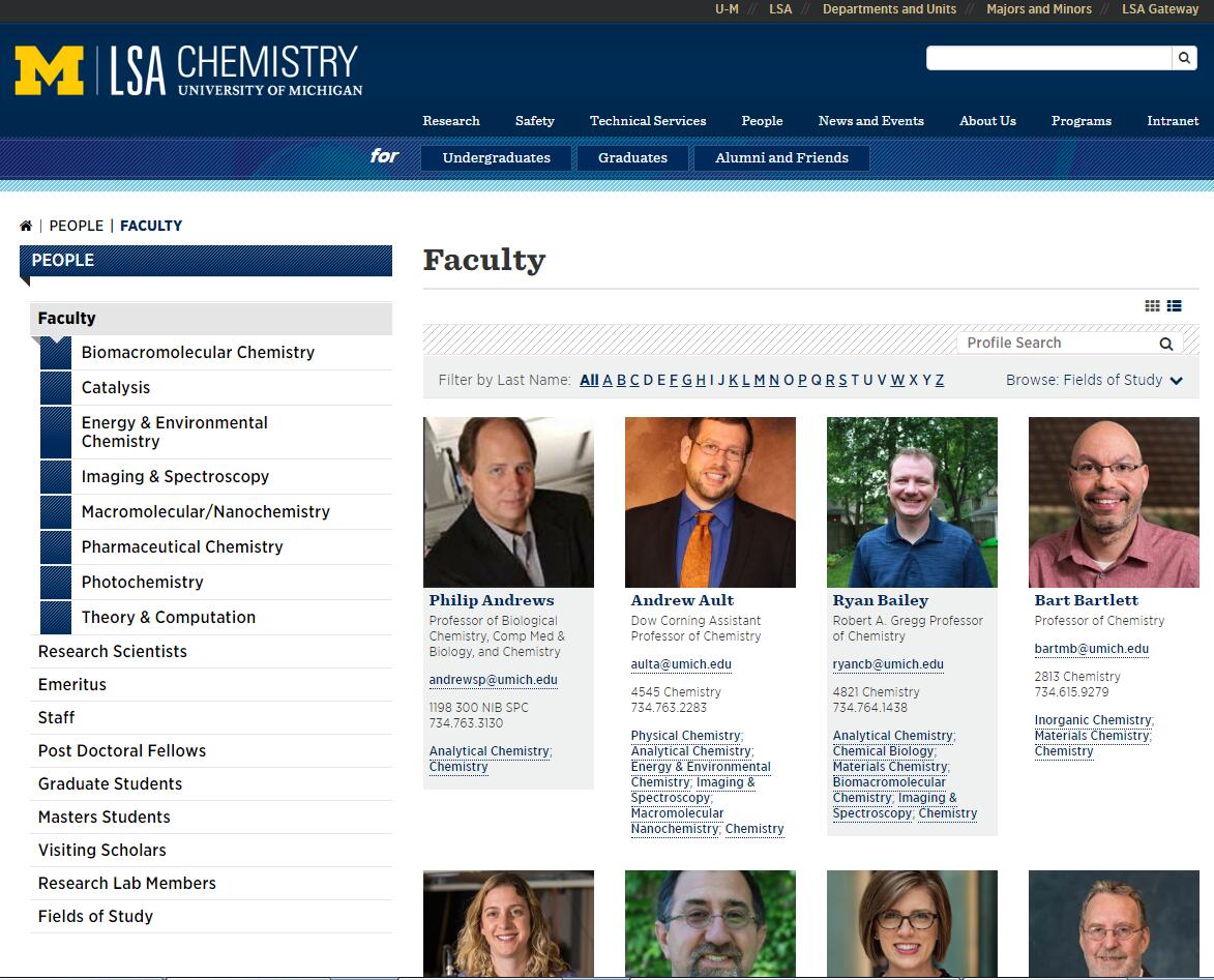 Top Chemistry Schools in Michigan