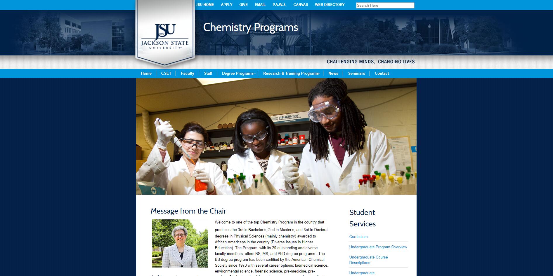 Top Chemistry Schools in Mississippi