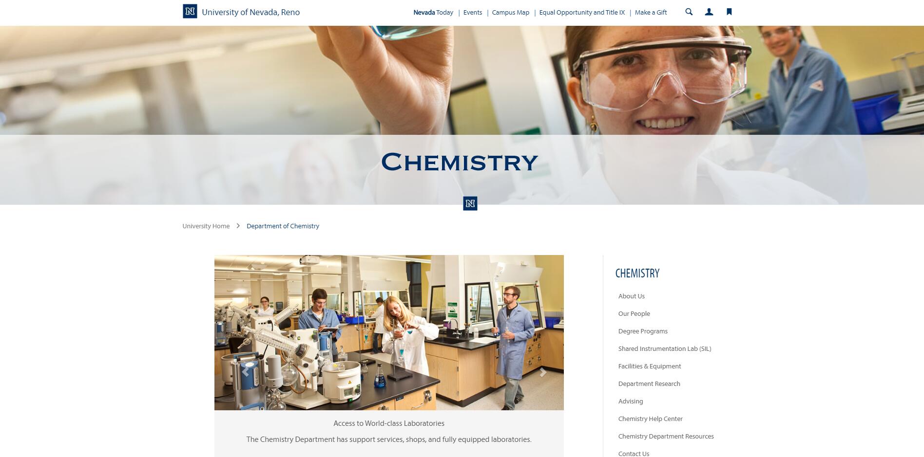 Top Chemistry Schools in Nevada