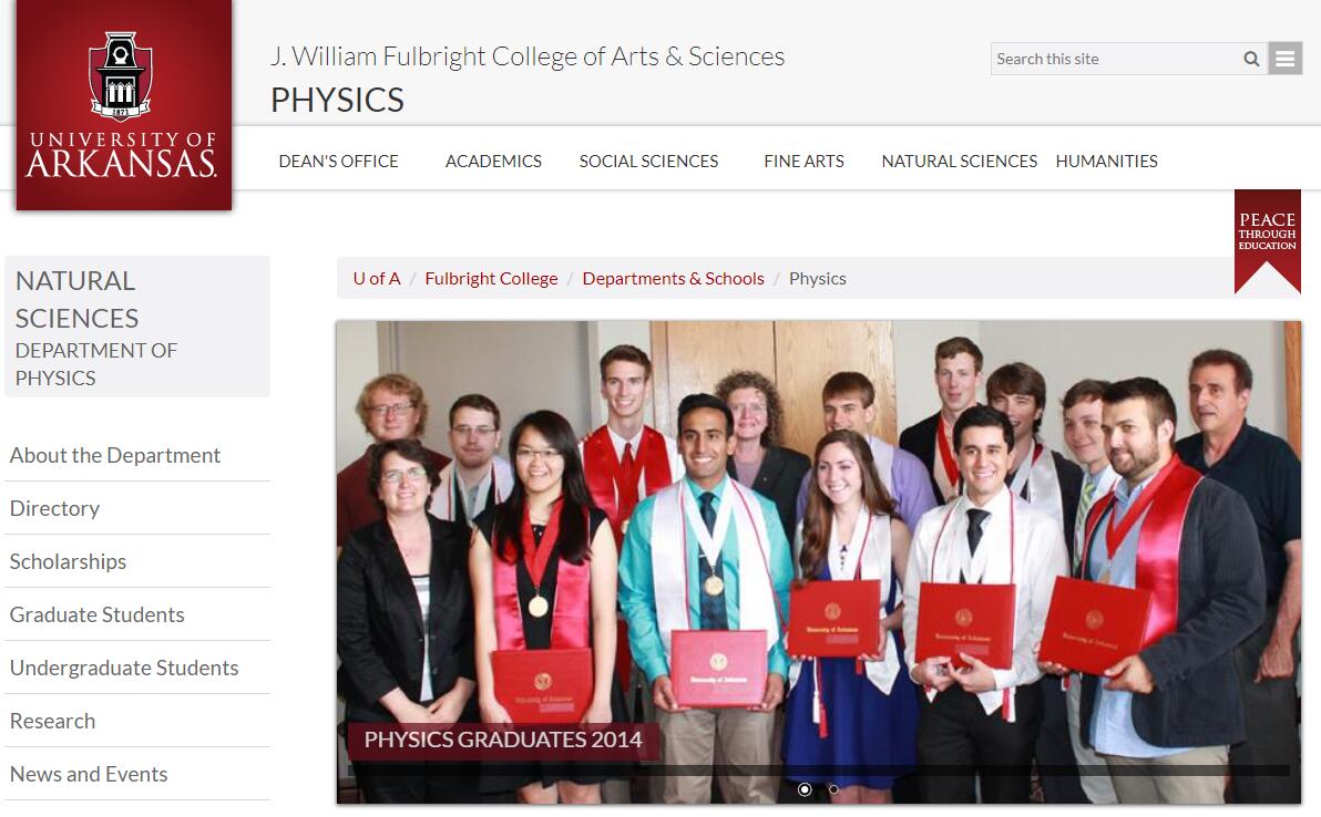 Top Physics Schools in Arkansas