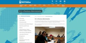 University of Baltimore Undergraduate Business