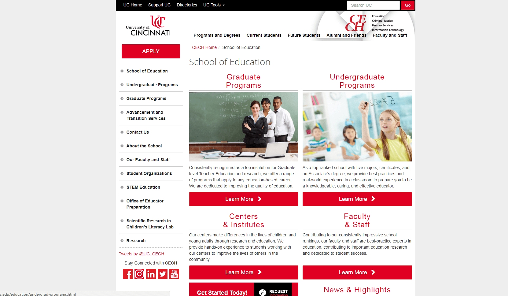 University of Cincinnati School of Education