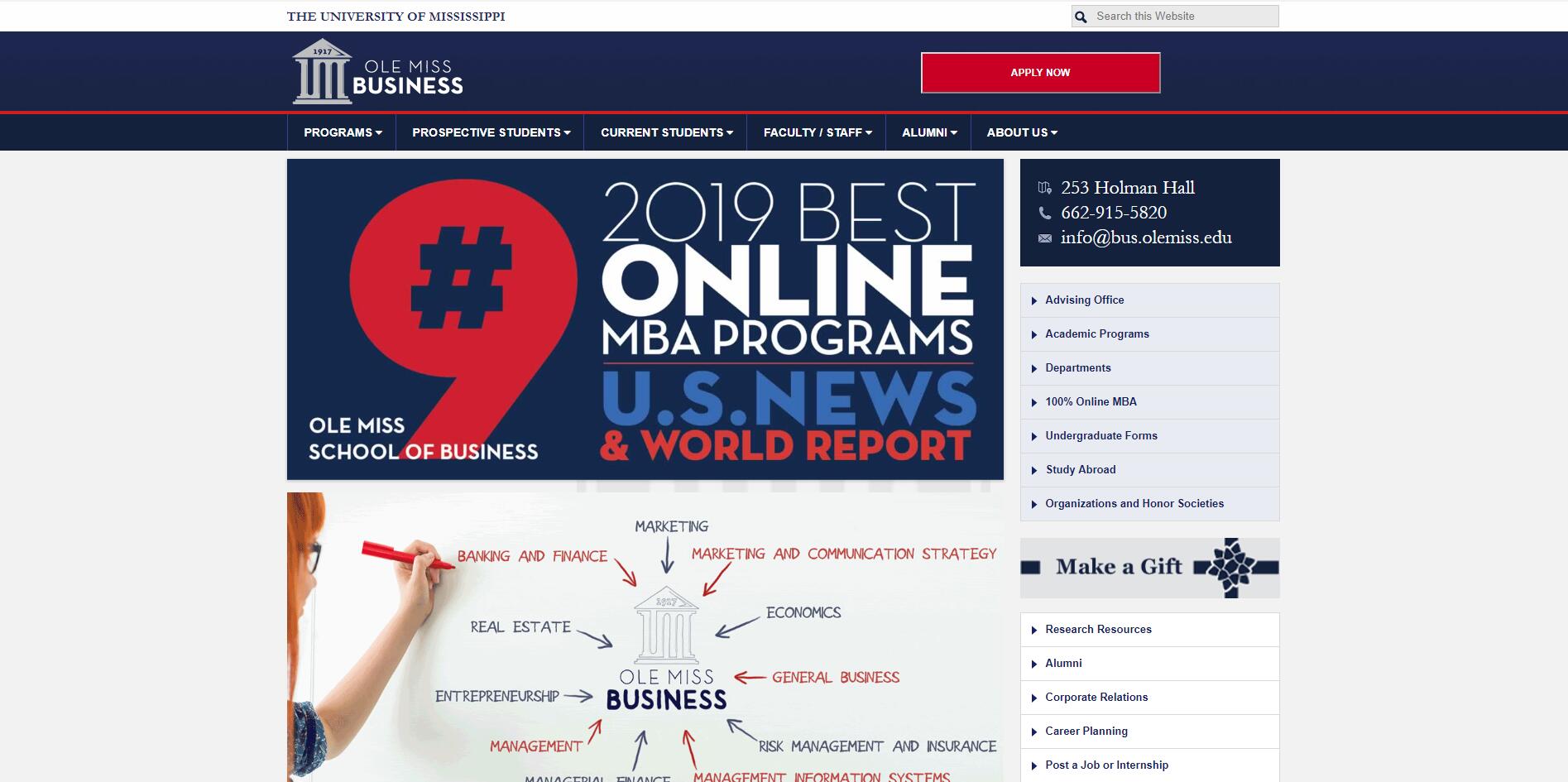 University of Mississippi Undergraduate Business