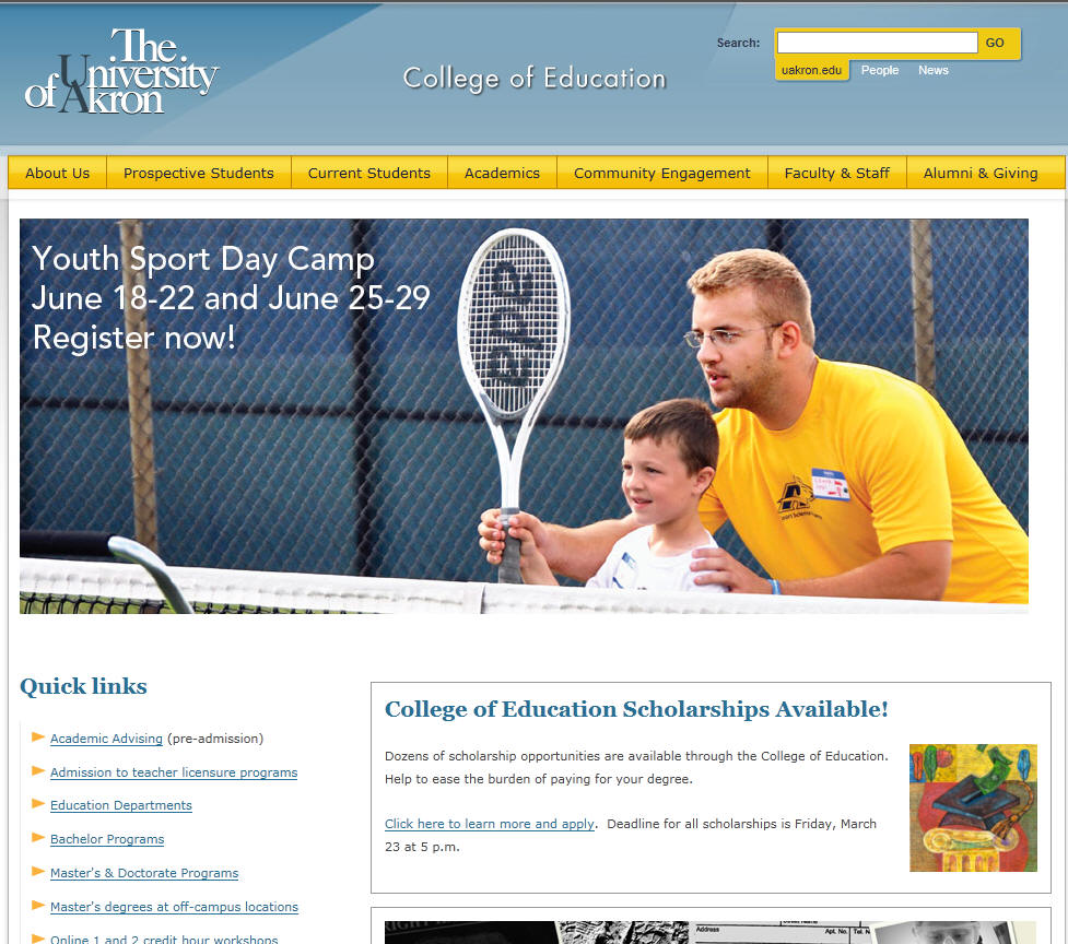 University of Akron College of Education