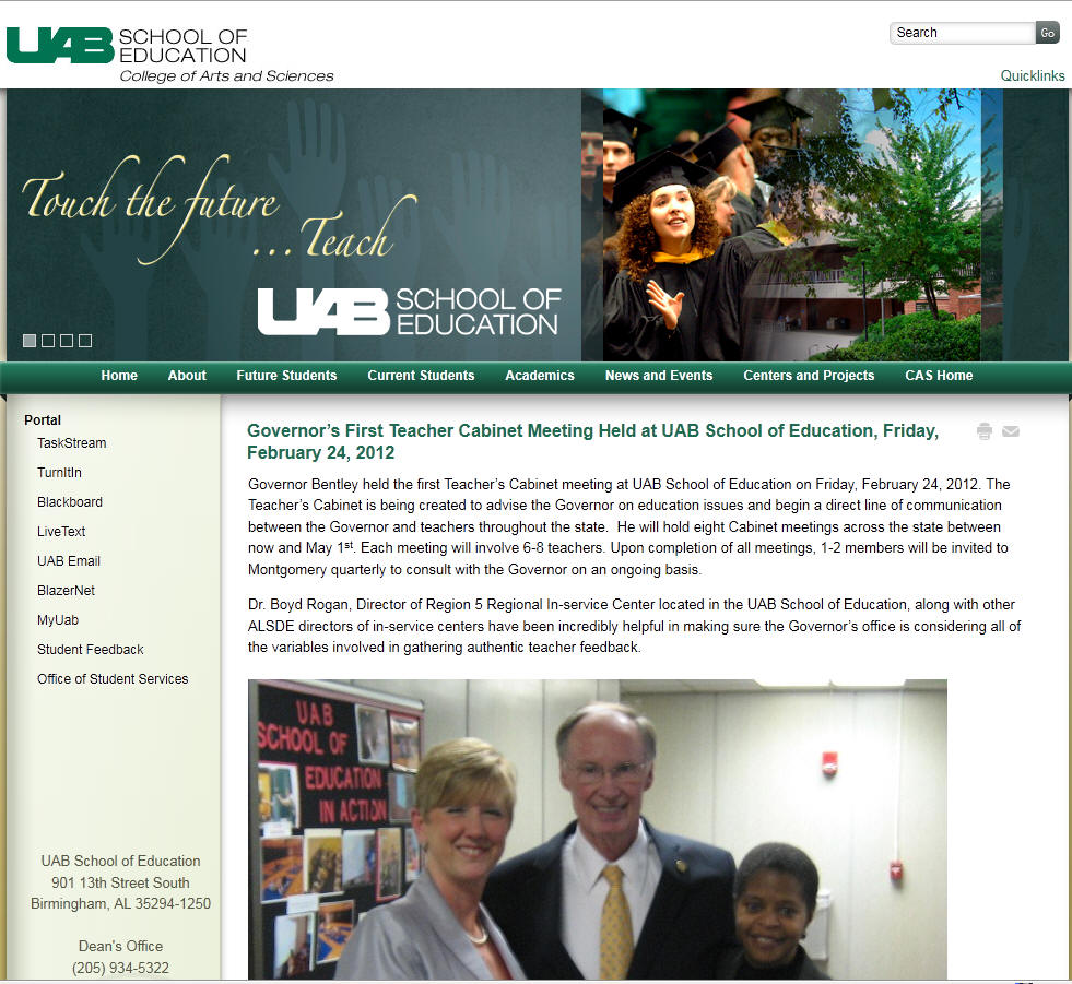 University of Alabama Birmingham School of Education