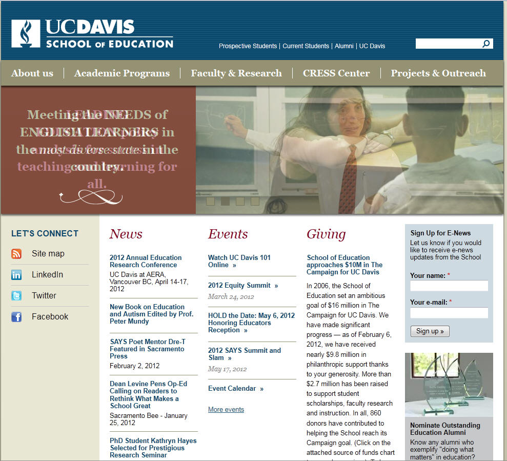 University of California Davis School of Education