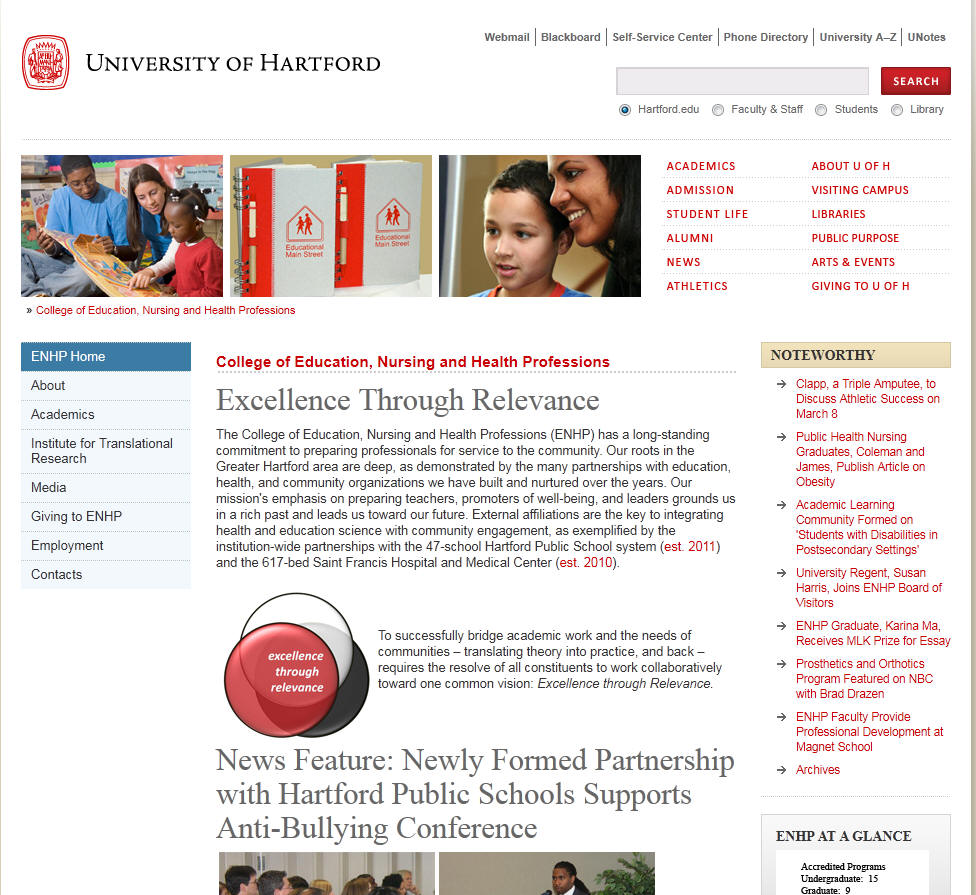 University of Hartford College of Education