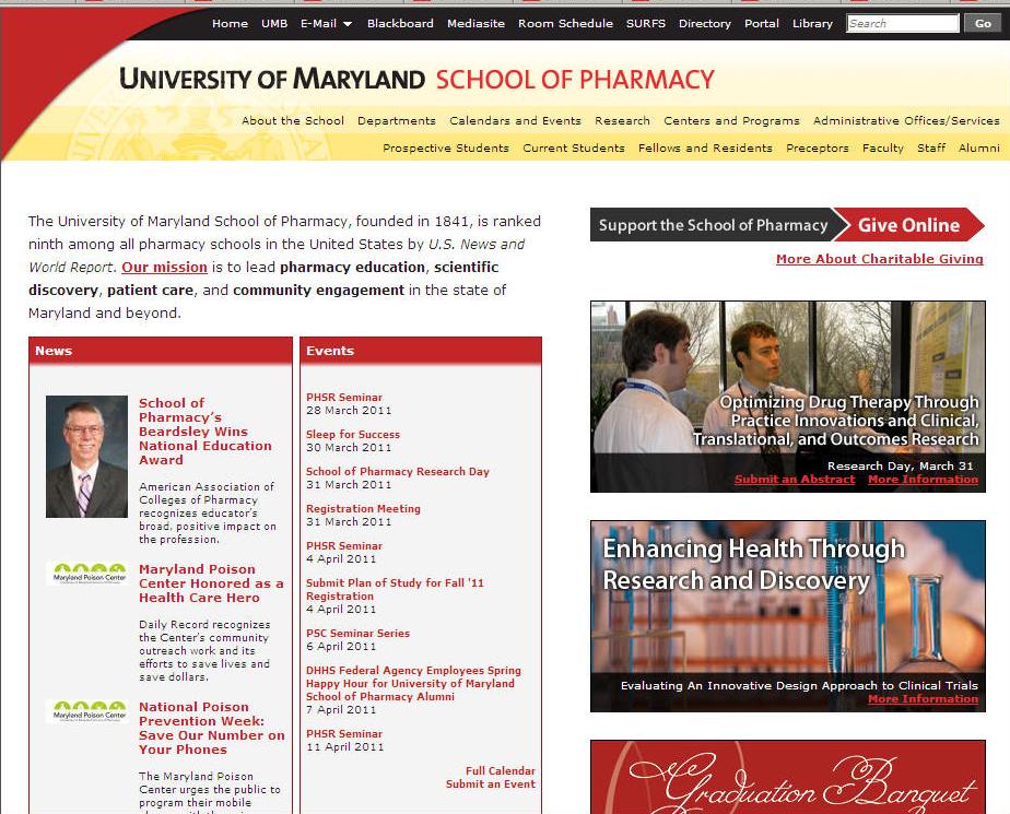 University of Maryland-Baltimore School of Pharmacy