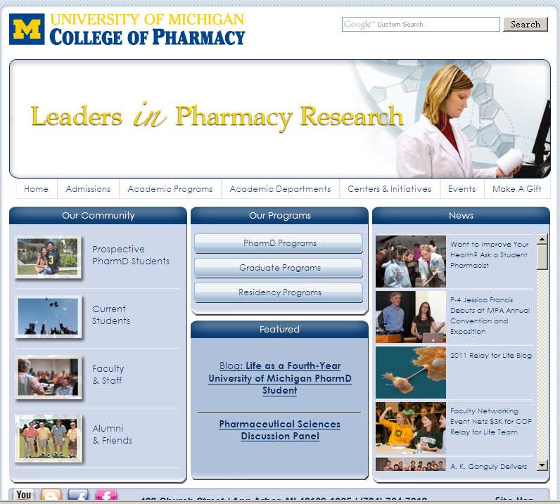 University of Michigan-Ann Arbor College of Pharmacy