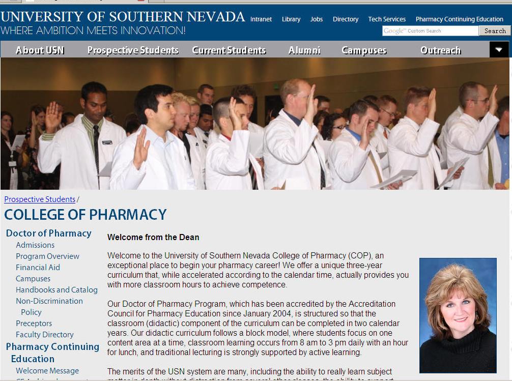 University of Southern Nevada College of Pharmacy