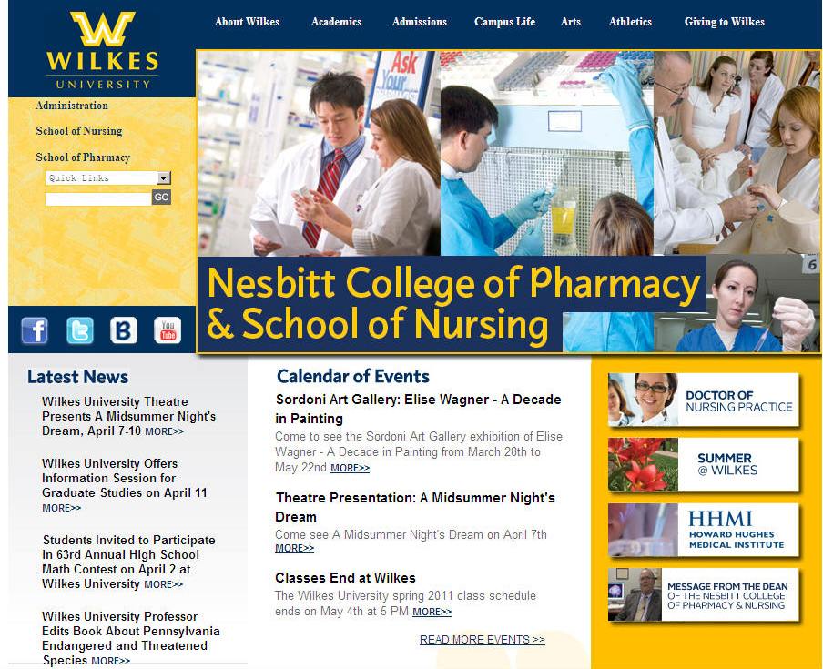 Wilkes University Nesbitt College of Pharmacy Nursing