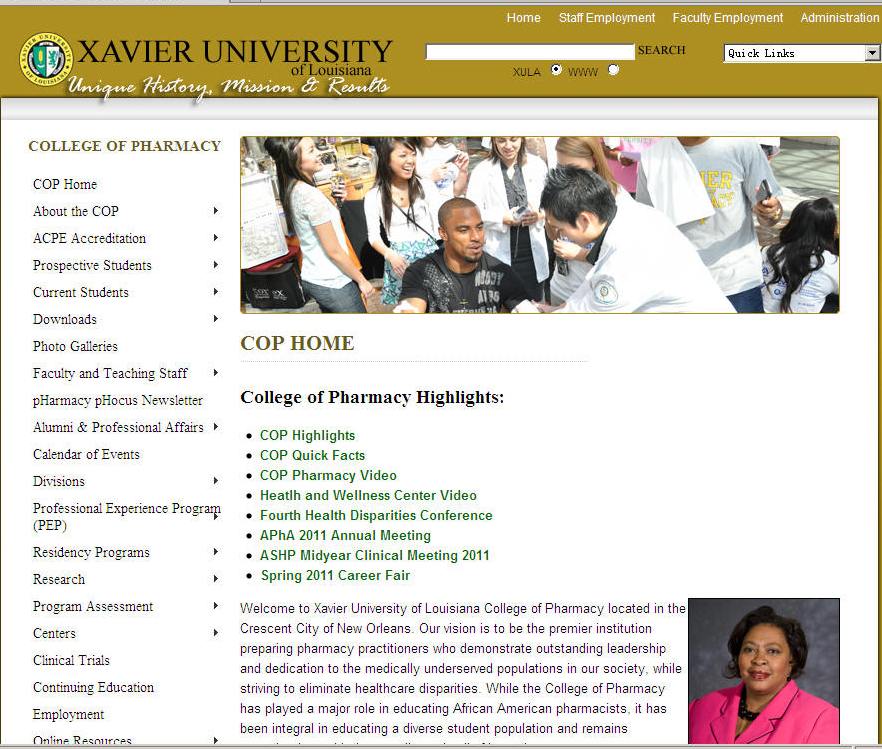 Xavier University of Louisiana College of Pharmacy