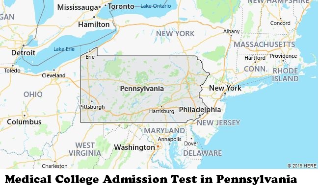 Medical College Admission Test in Pennsylvania