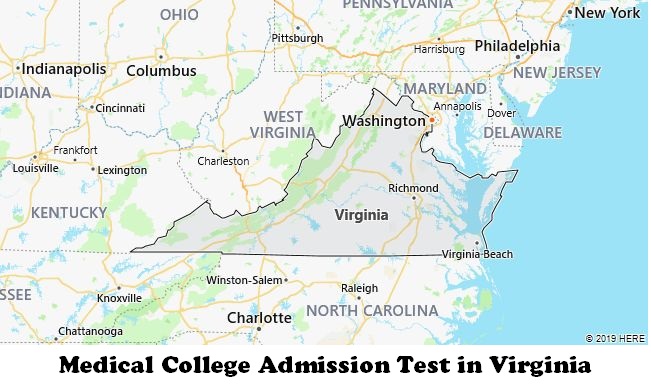 Medical College Admission Test in Virginia