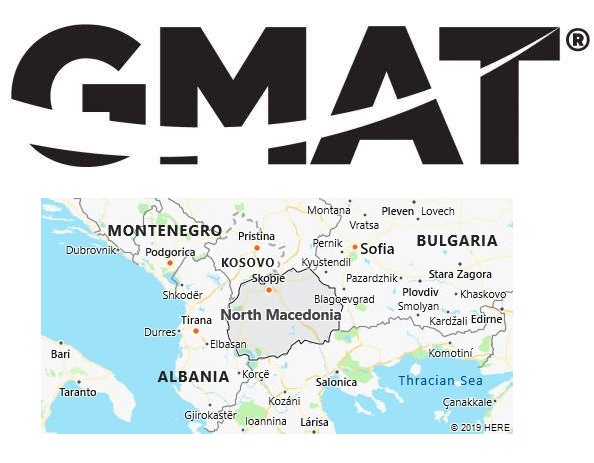 GMAT Test Centers in Macedonia