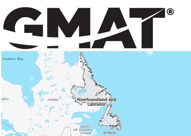 GMAT Test Centers in Newfoundland and Labrador, Canada