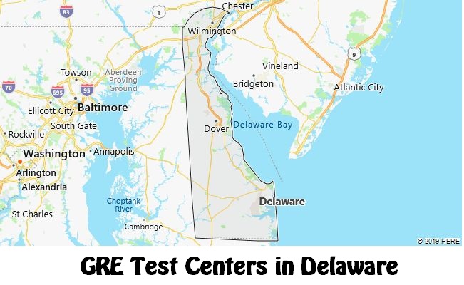 GRE Test Dates in Delaware