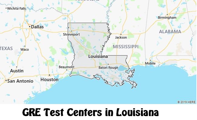 GRE Test Dates in Louisiana