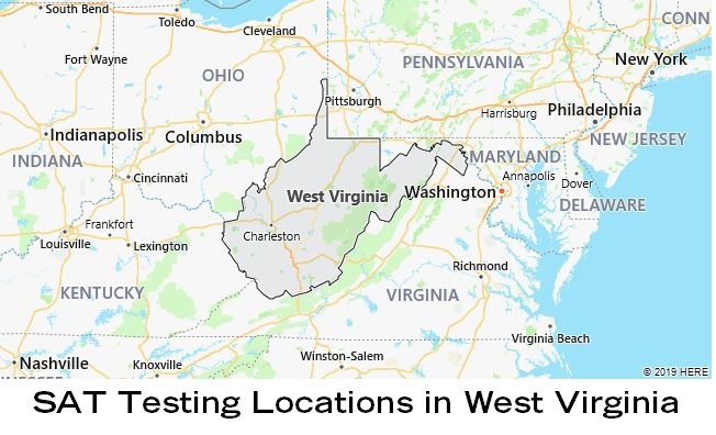 SAT Testing Locations in West Virginia