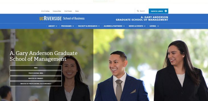 The A. Gary Anderson Graduate School of Management at University of California--Riverside