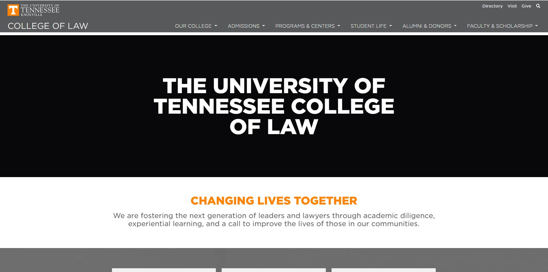 The College of Law at University of Tennessee