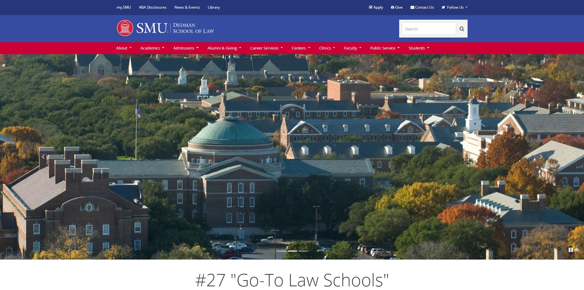 The Dedman School of Law at Southern Methodist University