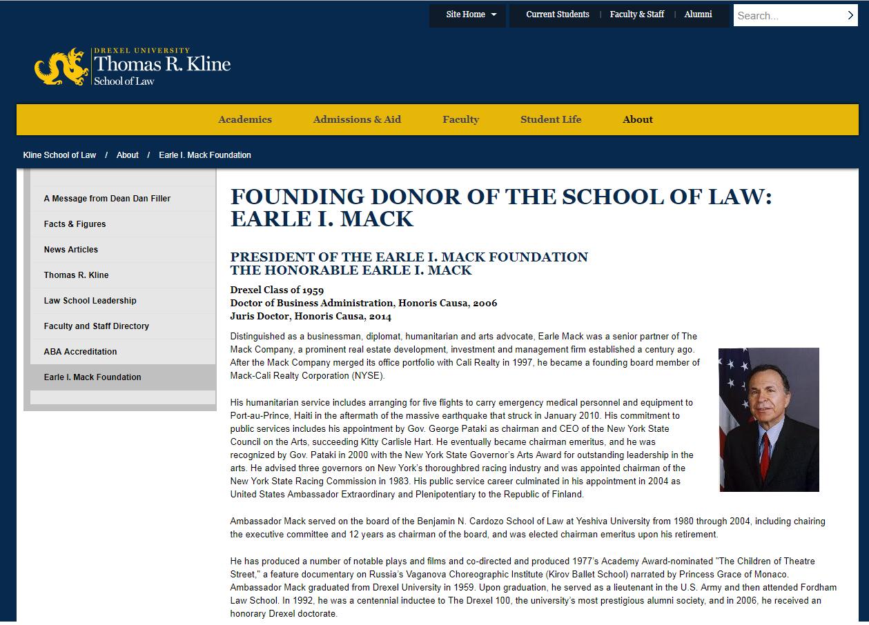 The Earle Mack School of Law at Drexel University