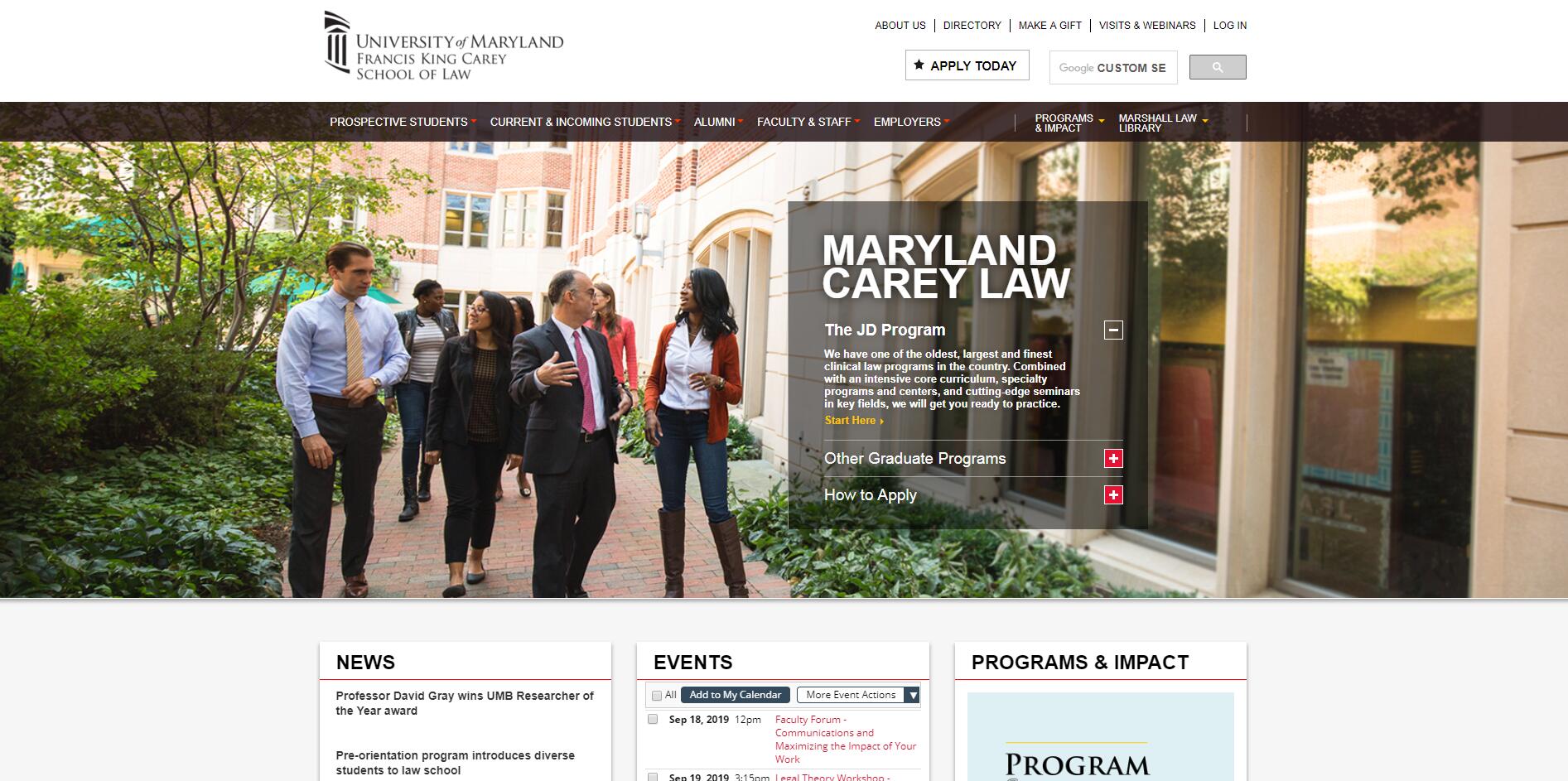 The Francis King Carey School of Law at University of Maryland--Baltimore