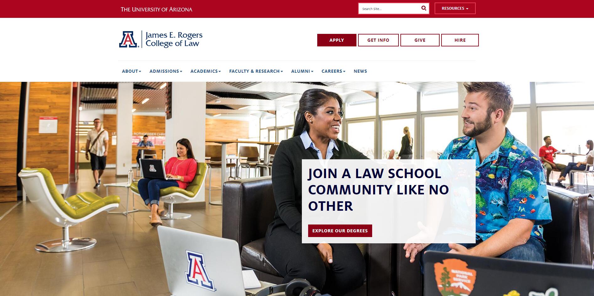 The James E. Rogers College of Law at University of Arizona